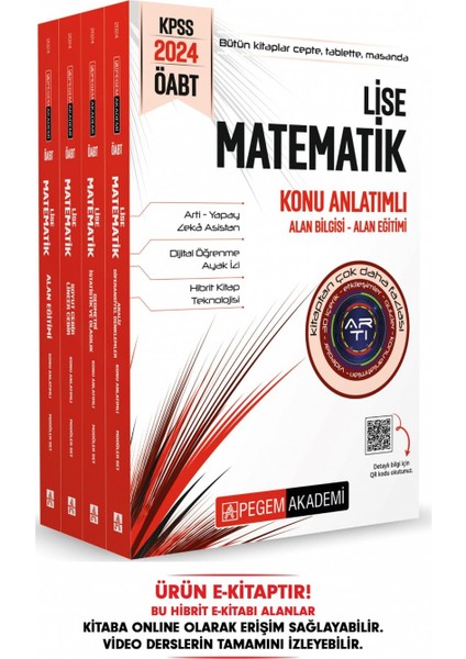 2024 KPSS ÖABT Lise Matematik Öğretmenliği Konu Anlatımlı Modüler