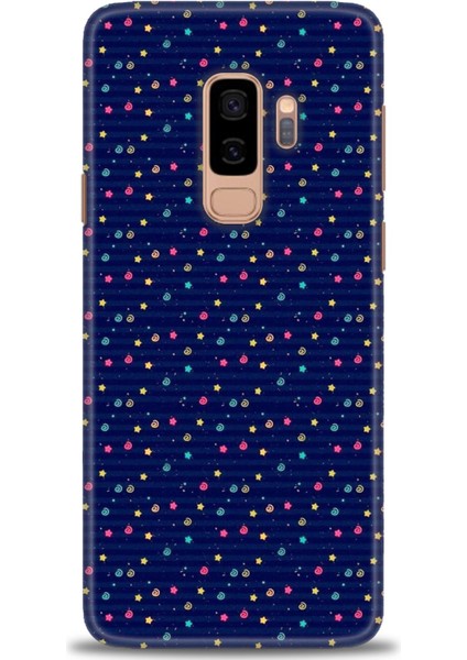 Samsung Galaxy S9 Plus Kılıf Hd Baskılı - Gökyüzü Çizimi + 9h Nano Ekran Koruyucu