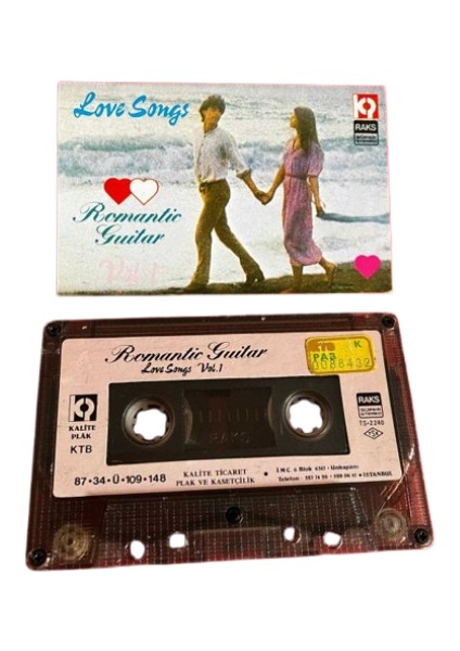 Romantic Guitar - Love Songs Kaset