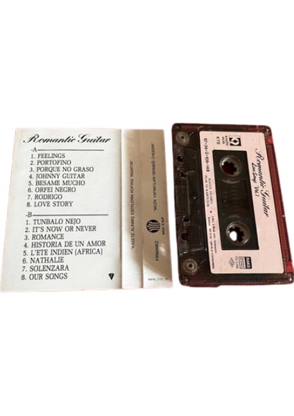Romantic Guitar - Love Songs Kaset fiyatları