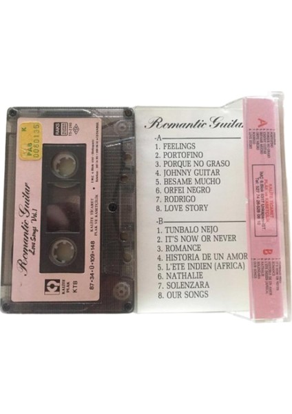 Romantic Guitar - Love Songs Kaset modelleri