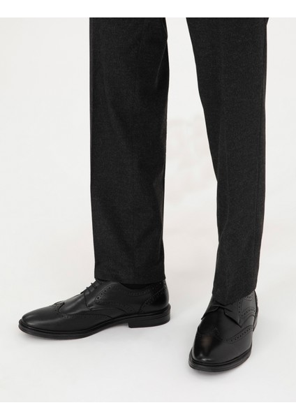 Erkek Siyah %100 Deri Klasik Ayakkabı 50298520-VR046