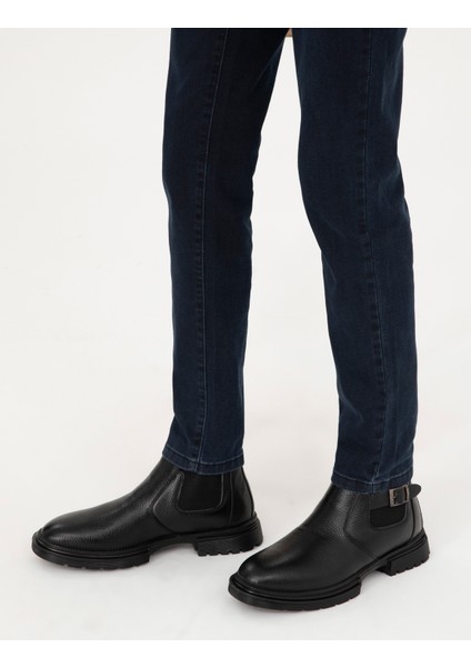 Erkek Siyah %100 Deri Bot 50298490-VR046