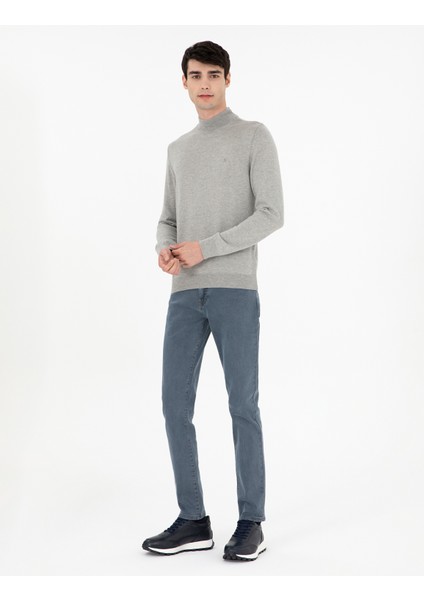 Erkek Mavi Slim Fit Jean Pantolon 50299928-Vr036