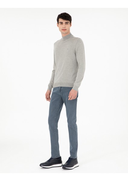 Erkek Mavi Slim Fit Jean Pantolon 50299928-Vr036