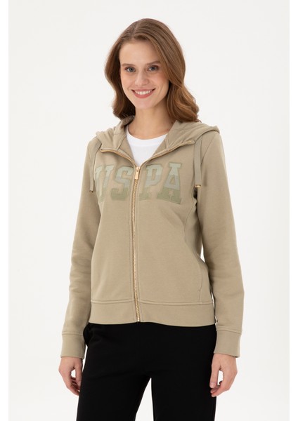 Kadın Açık Haki Sweatshirt 50289540-VR183