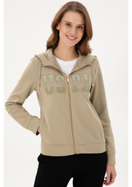 Kadın Açık Haki Sweatshirt 50289540-VR183 modelleri