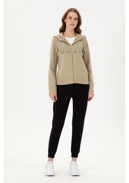 Kadın Açık Haki Sweatshirt 50289540-VR183 fırsatları