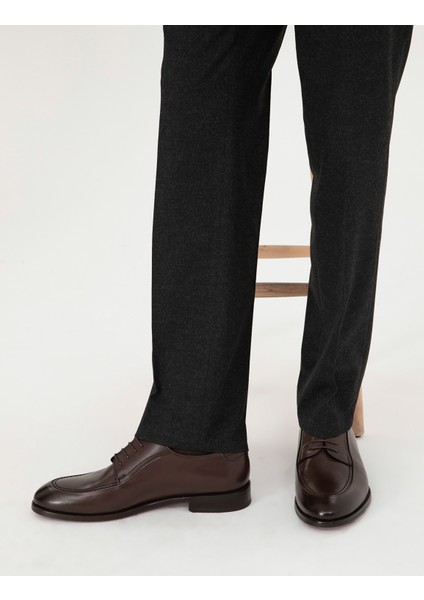 Erkek Kahverengi %100 Deri Klasik Ayakkabı 50295849-VR029