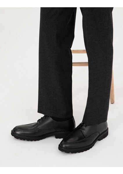 Erkek Siyah %100 Deri Casual Ayakkabı 50298532-VR046