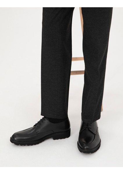Erkek Siyah %100 Deri Casual Ayakkabı 50298532-VR046 fiyatları