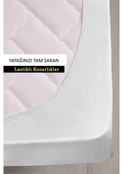 Yatak Koruyucu Alez Sıvı Geçirmez Fitted Full Kenar KORUMALI120X200 cm