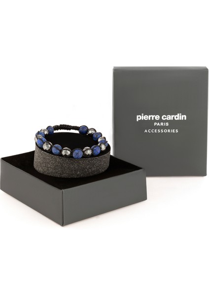 Pierre Cardin Erkek Lacivert Taş Bileklik 50306627-200