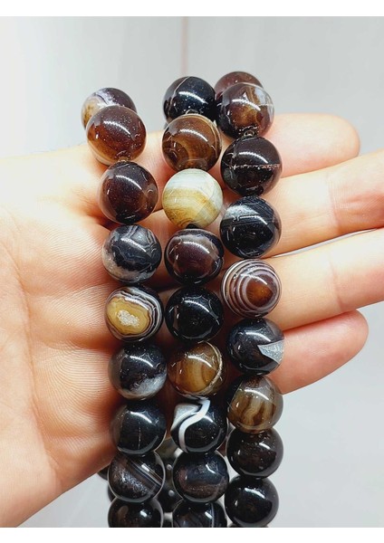 Akik Taşı Dizi 14MM (54390)