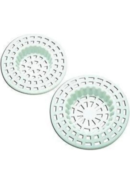 Lavabo Süzgeci 2'li Plastik Küvet Lavabo Süzgeç