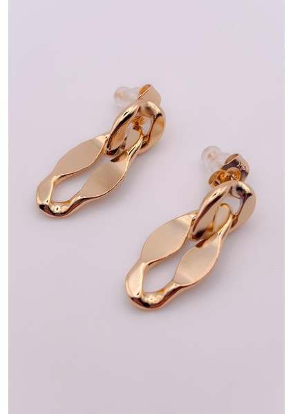 Çelik Küpe Tasarım Zincir Küpe modelleri