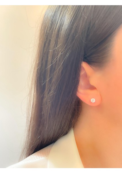 Çelik Küpe 5mm Zirkon Taşlı Küpe fiyatları