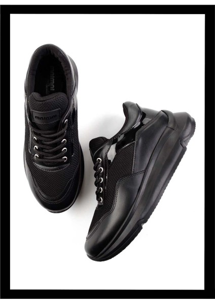 Siyah File Kadın Sneaker K01228204022