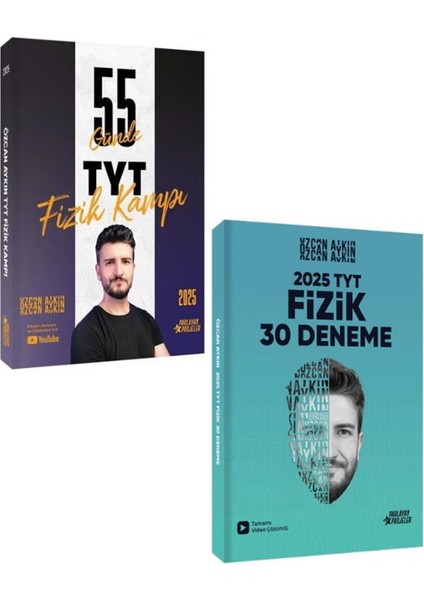 2025 TYT 55 Günde Fizik Kampı - Video Çözümlü 30 Deneme Seti