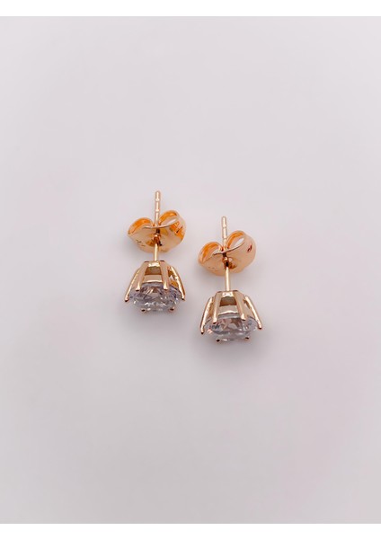 Çelik Küpe 8mm Zirkon Taşlı Küpe fırsatları
