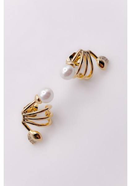 Çelik Küpe Çiçek Detaylı Incili Küpe indirimleri