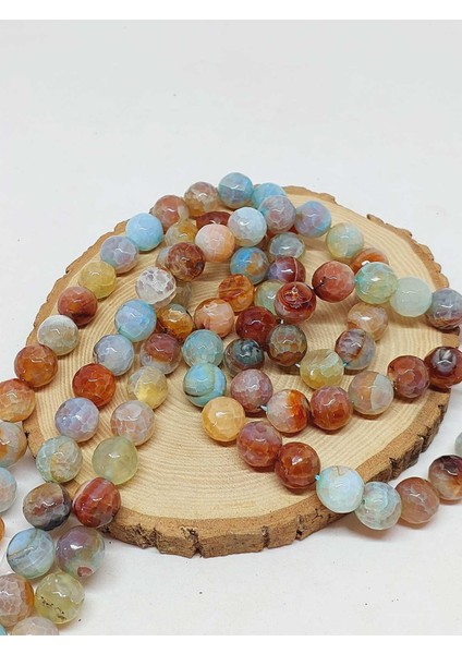 Akik Taşı Faset Kesim Dizi 14MM (54380) modelleri