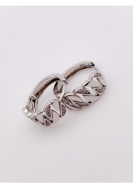 Çelik Küpe Zirkon Taşlı Vintage Halka Küpe fırsatları