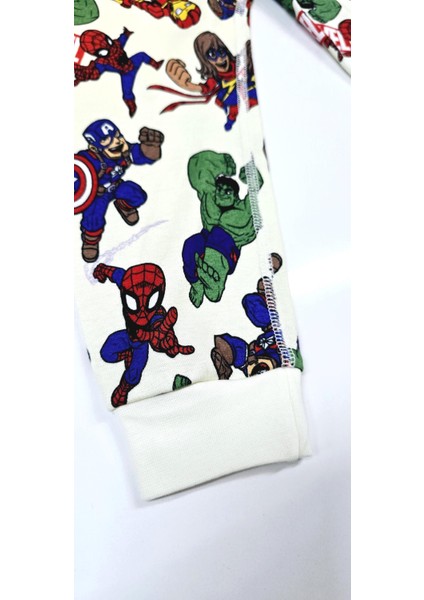 Captain America Tek Pijama Alt