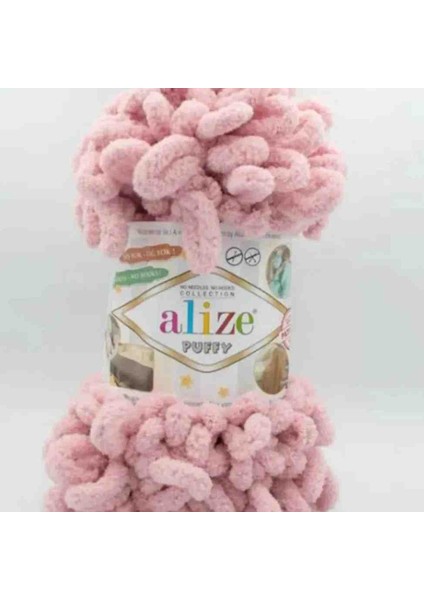 Puffy 5 Adet Elle Örülen Kadife Ip 161 Pudra