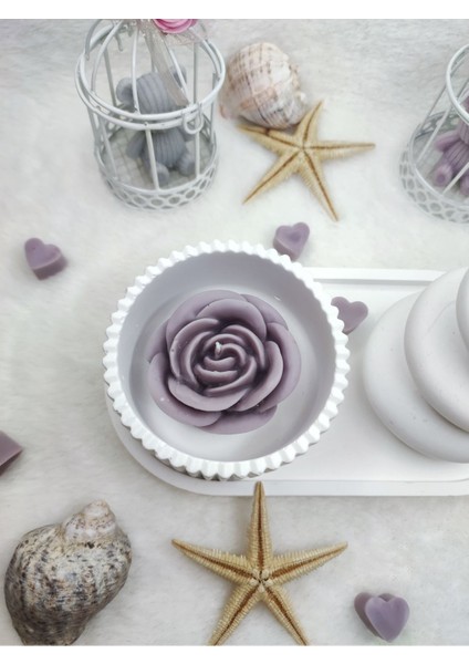 Ayd Oval Tepsi Biblo & 6 Parça Soya Wax Mum Seti modelleri