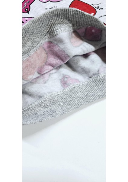 Kalpli Kız Çocuk Pijama Takım