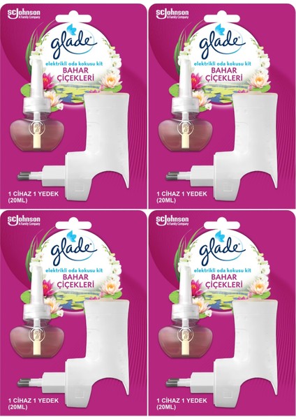 Elektrikli Oda Kokusu Kit Bahar Çiçekleri (4 Lü Set)
