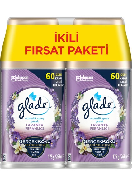 Oda Kokusu Otomatik Sprey Yedek 269ML (4 Lü Set) Lavanta (2pk*2)
