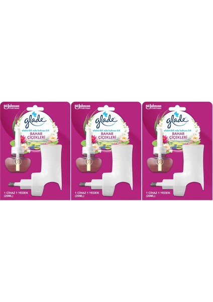 Elektrikli Oda Kokusu Kit Bahar Çiçekleri (3 Lü Set)