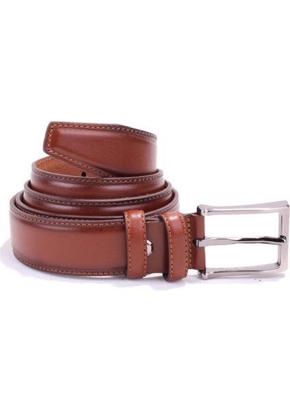 DMK26-306DG Taba 3,5 cm Deri Erkek Kemer fiyatları