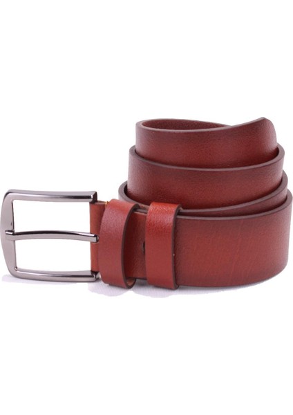 DMK26-467DG Taba 4 cm Deri Erkek Kemer