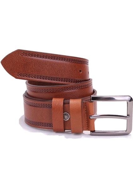 DMK26-468DG Taba 4 cm Deri Erkek Kemer fiyatları