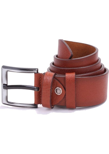 DMK26-463DG Açık Taba 4.5 cm Deri Erkek Kemer