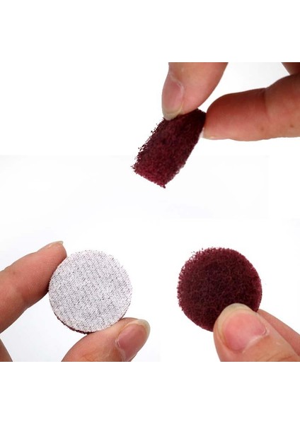Dremel Için Cırtlı Polisaj Keçesi - 400 Kum - Çap 25MM - 10 Adet