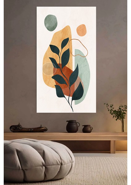 Soyut Dekoratif Kanvas Tablo Ev Ofis Şıklık Katın