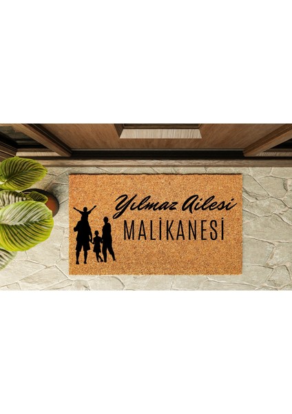 Kapı Önü Paspası Kişiye Özel Yazı Yazılır Koko Model Malikane PK-1601