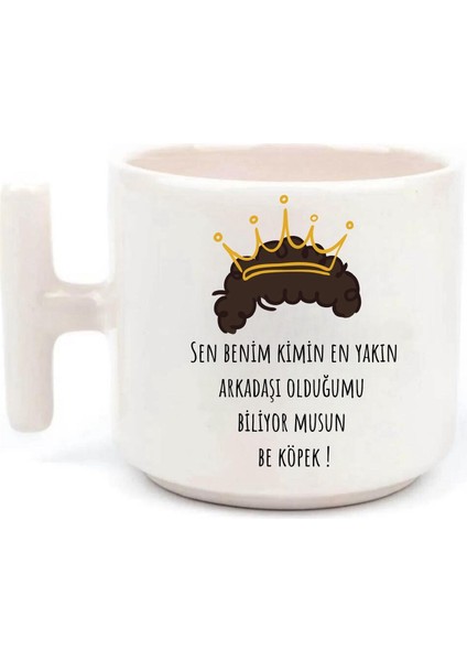Prens Sen Benim Kimin En Yakın Arkadaşı Olduğumu Biliyor Musun Baskılı T Kulp Kupa Bardak