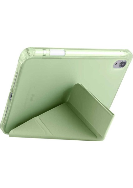 iPad Mini 2024 8,3 Inç Uyumlu Kalem Bölmeli Stand Özellikli Katlanabilir Uyku Modu Özellikli Kılıf