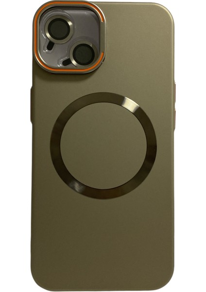 Titanium Rubber Kılıf iPhone 16 Pro Max Kablosuz Şarj Destekli Lens Korumalı