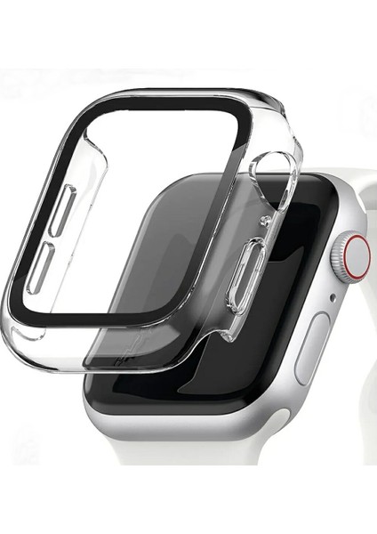 Apple Watch Seri 10 42 mm Ekran Kasa Koruyucu Şeffaf