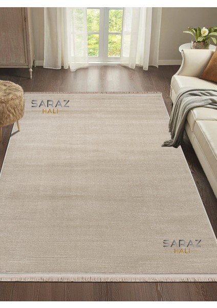 Parma Düz Vizon Model Dokuma Halı Kilim Yolluk Salon Halısı Modern Dokuma