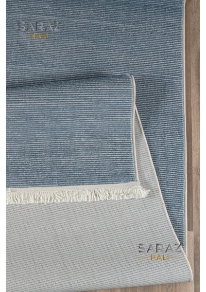 Parma Düz Mavi Model Dokuma Halı Kilim Yolluk Salon Halısı Modern Dokuma indirimleri