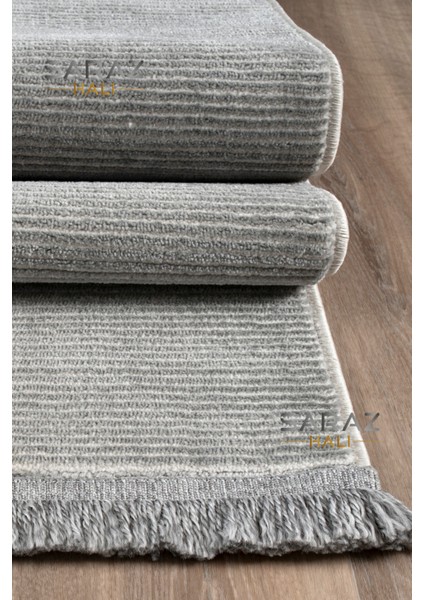 Parma Düz Gri Model Dokuma Halı Kilim Yolluk Salon Halısı Modern Dokuma modelleri
