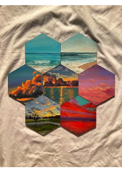 Pres Tuval Altıgen 18 x 21 cm Siyah %100 Pamuk 310 Gr/m2 fırsatları