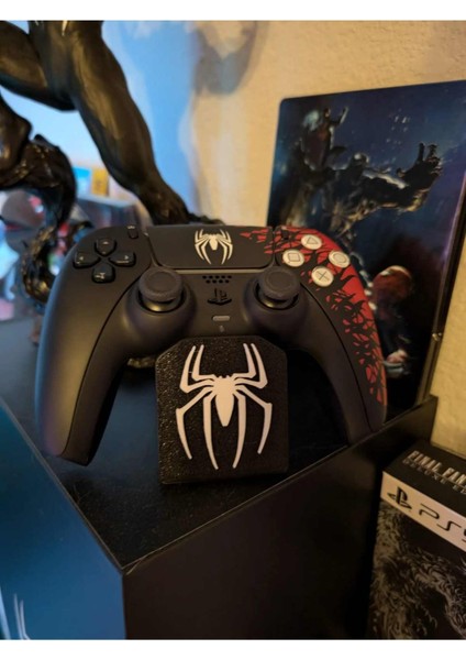Spiderman Logolu Xbox ve Playstation Controller Oyun Kol Standı